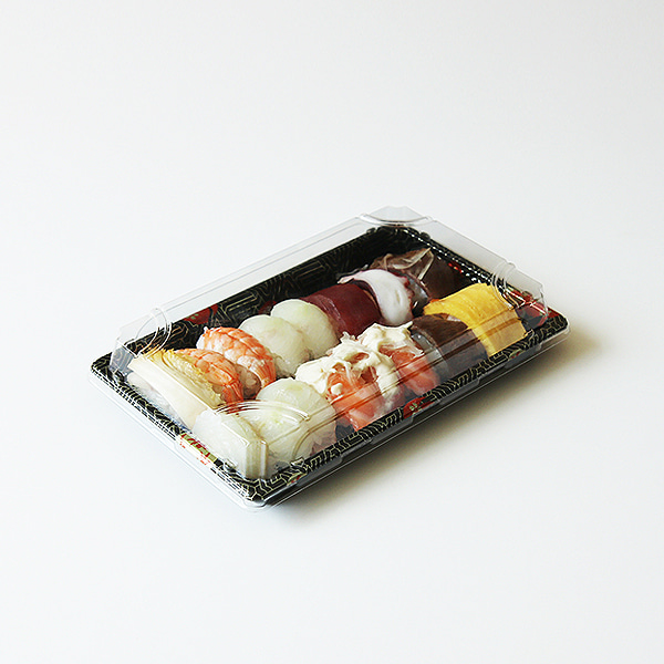 박스 초밥용기 스시도시락 XYW-09 꽃무늬 300개세트