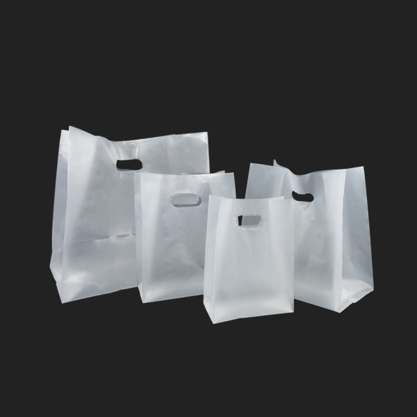박스 반투명 HDPE 비닐봉지 4사이즈
