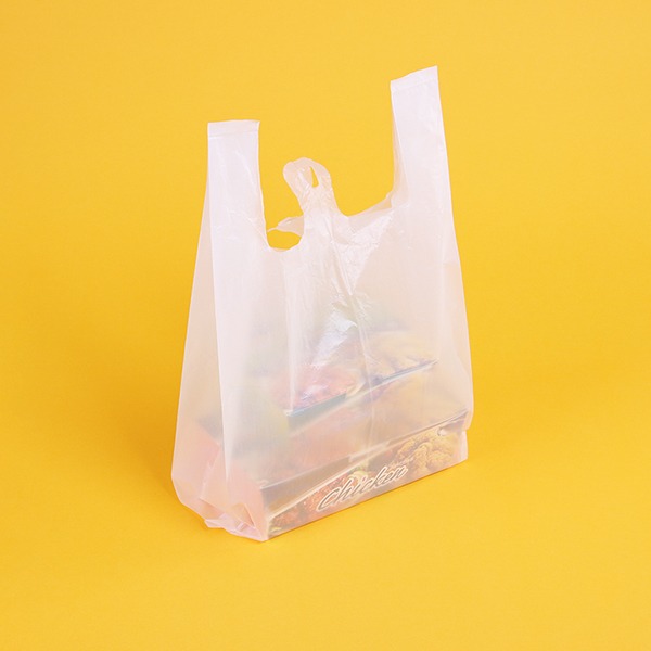 박스 치킨봉투 비닐봉투(흰색.중) 비닐봉지/1.000매