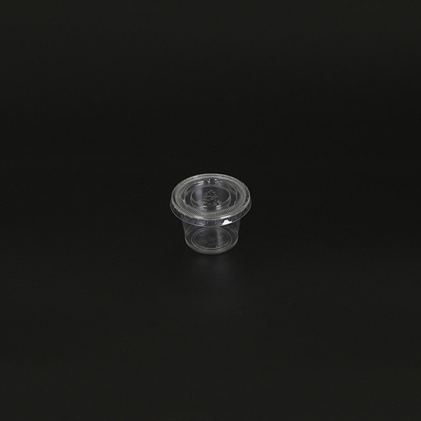 박스 PET 투명소스컵용기 DC0.95온스 뚜껑포함 5.000개세트
